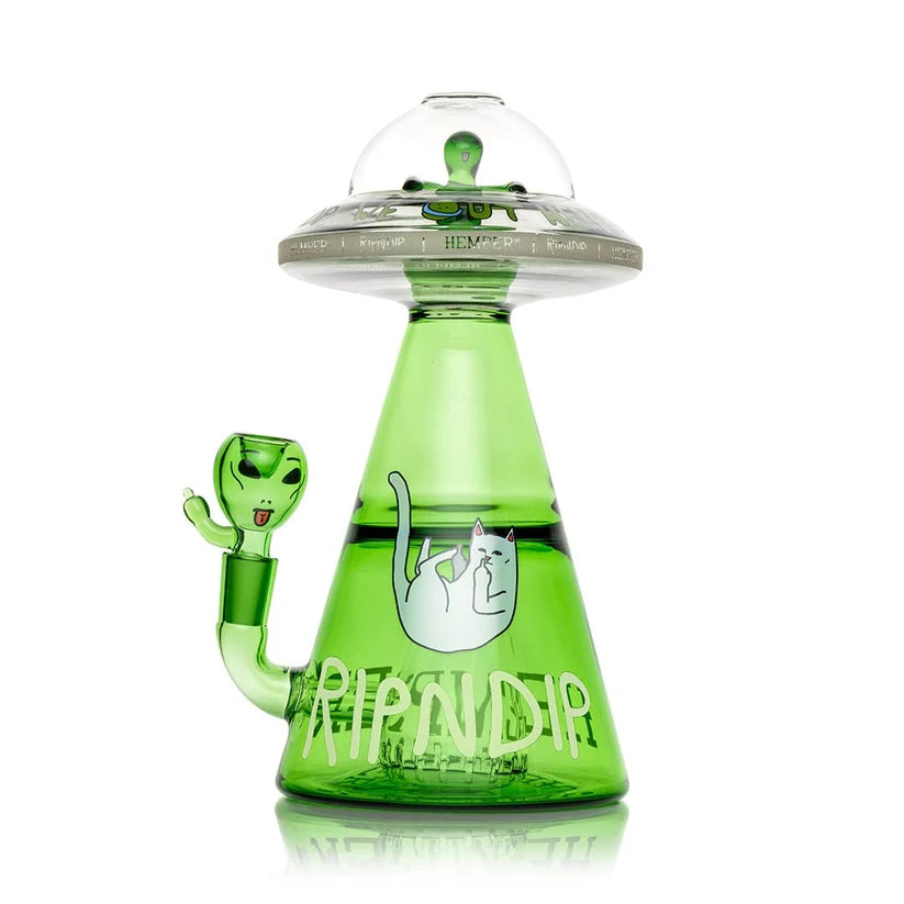 RIPNDIP x Hemper Lord Alien UFO Vortex Bong