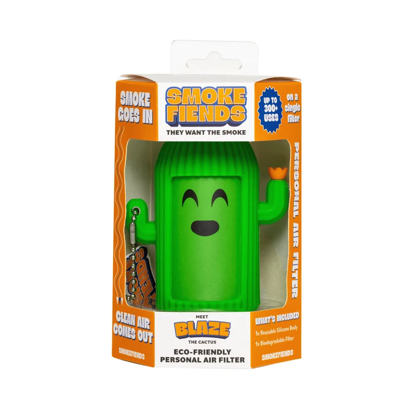 Smoke Fiends Blaze Cactus Glass Pipe
