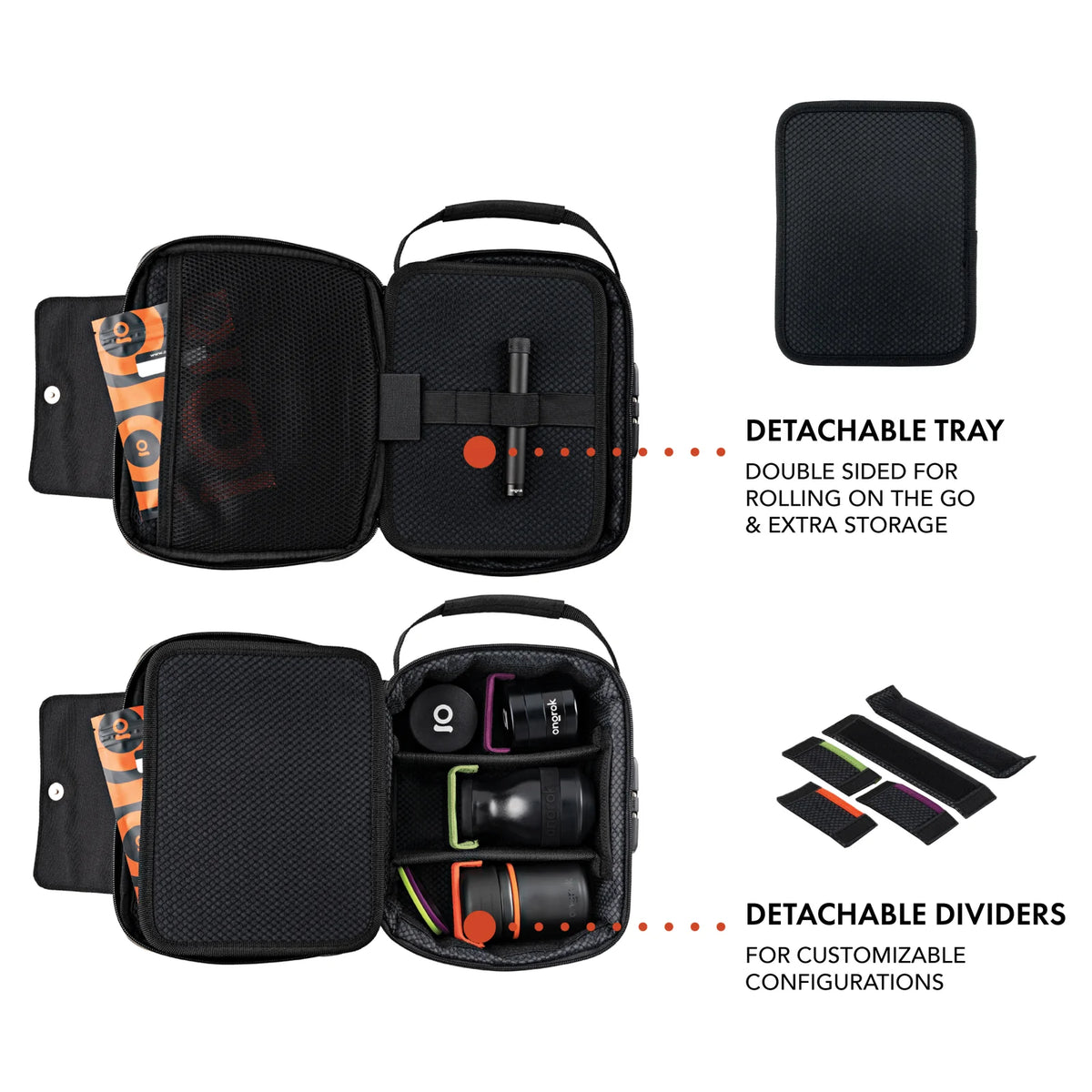 Ongrok Carbon-Lined Locking Travel Case