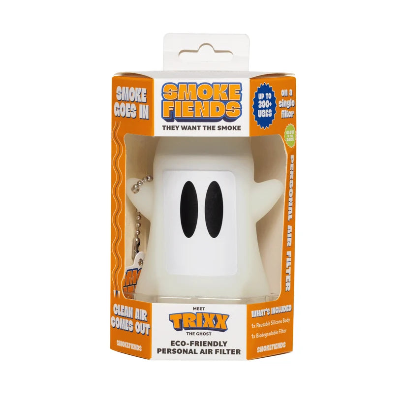 Smoke Fiends Trixx Ghost Glass Pipe