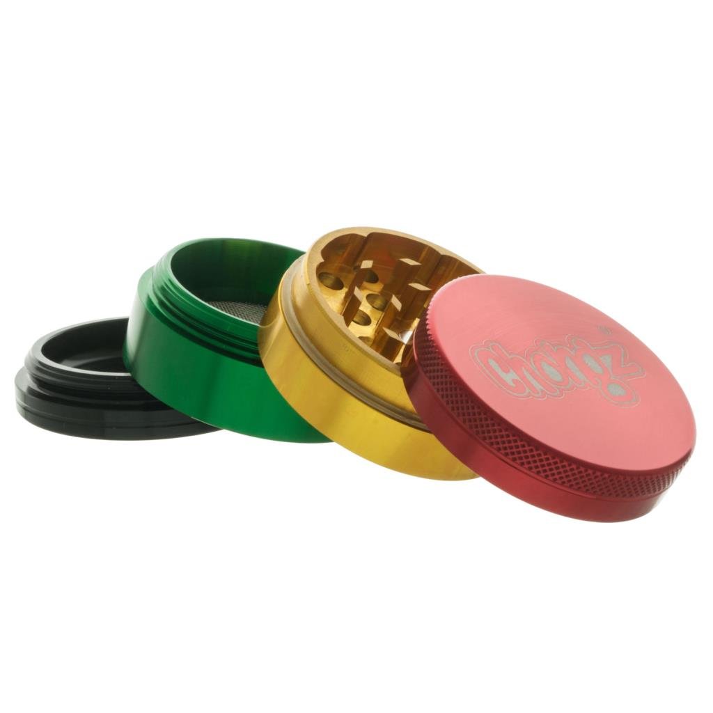 CHONGZ 50MM DRAGON FIRE RASTA GRINDER - SeedySide