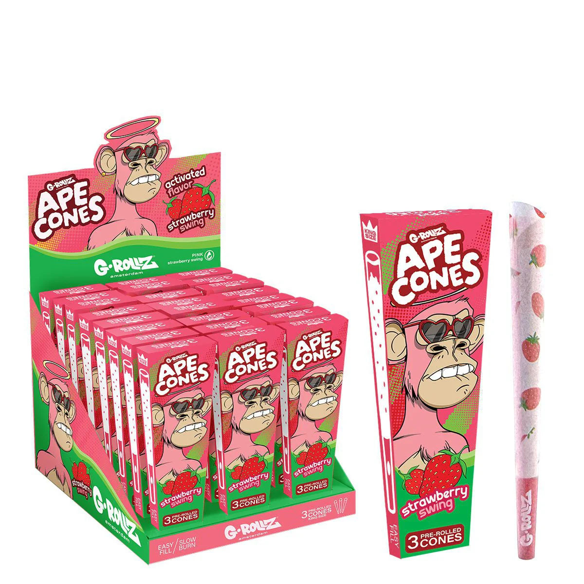 G-ROLLZ - POP ACTIVATED APE CONES