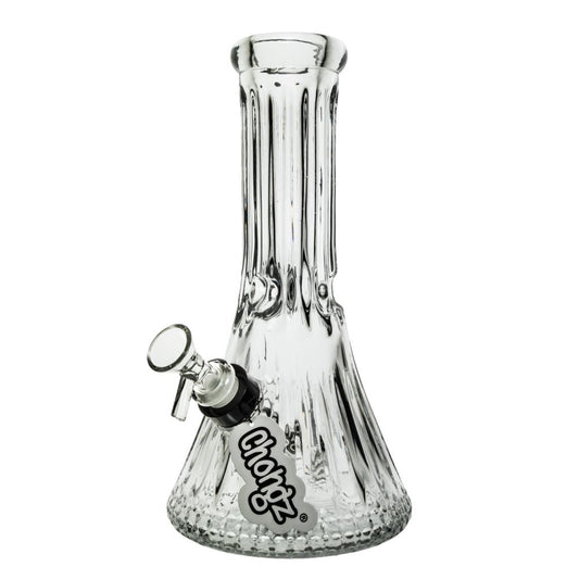 CHONGZ 25CM "LAZARUS" CUT GLASS BEAKER WATERPIPE