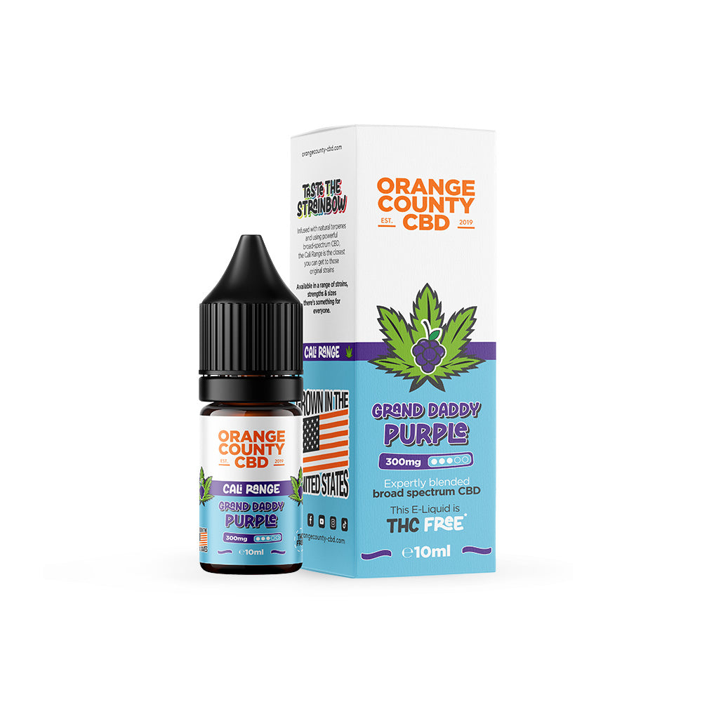 CBD CALI E-LIQUID 300MG 10ML