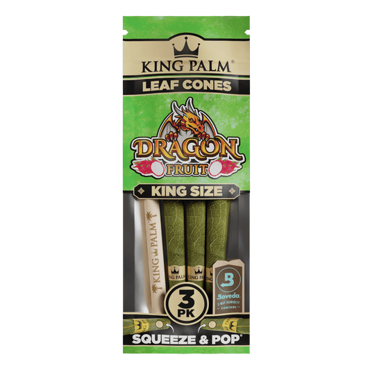 KING PALM 3PC CONES 109MM KS DRAGONFRUIT