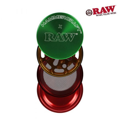 RAW X HAMMERCRAFT SMALL 49MM 4PT GRINDER