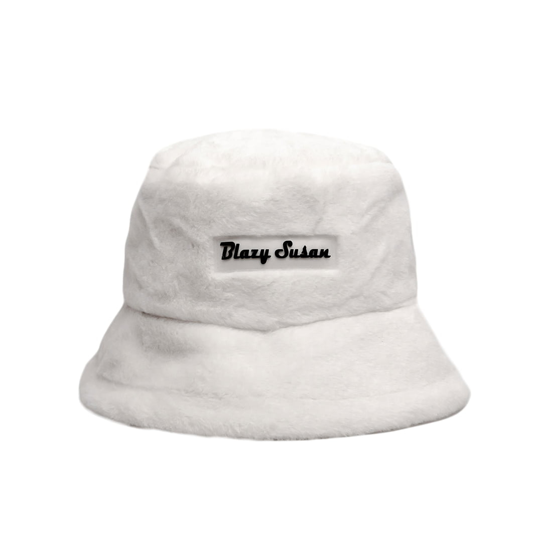 BLAZY SUSAN FUZZY HAT WHITE - SeedySide