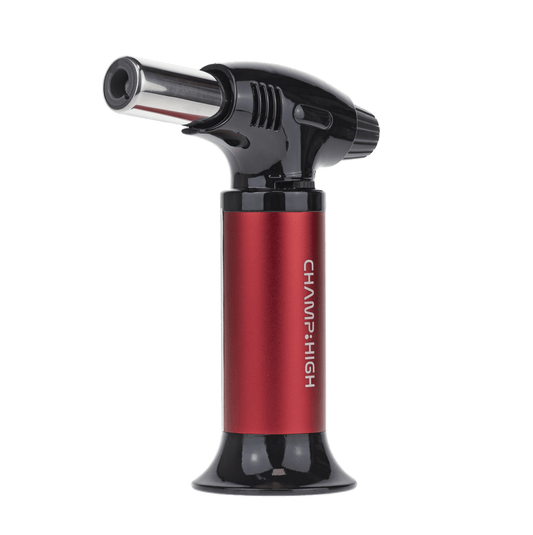 CHAMP HIGH BUTANE GAS TORCH BLACK / RED - SeedySide