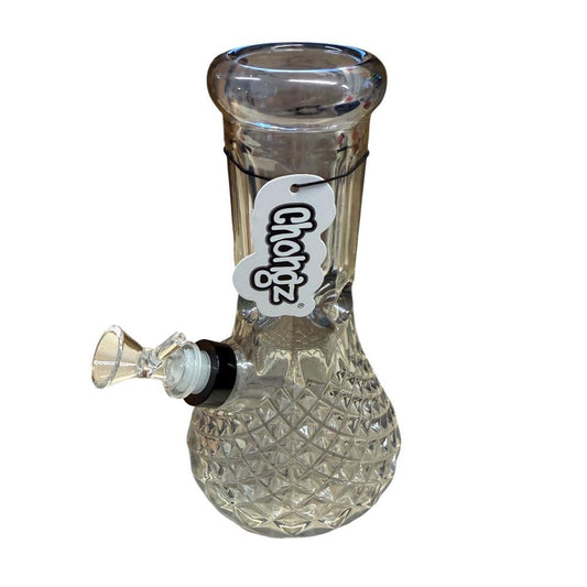 CHONGZ 20CM "MARTY" SMOKED CUT GLASS WATERPIPE - SeedySide