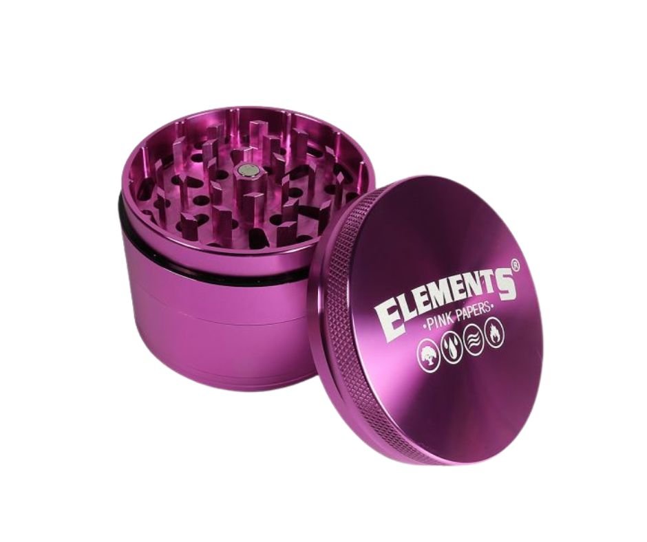 ELEMENTS 4PT 65MM METAL PINK GRINDER - SeedySide