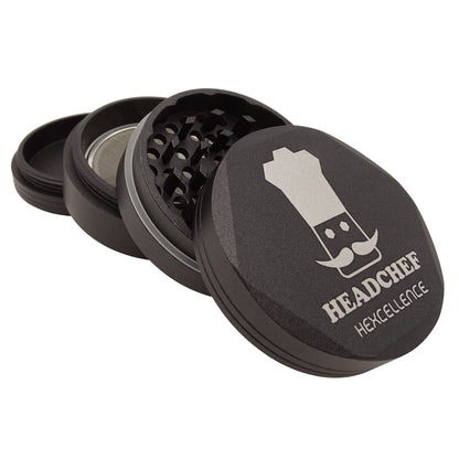 HEADCHEF HARDCORE HEXCELLENCE 62MM 4PT GRINDER - SeedySide
