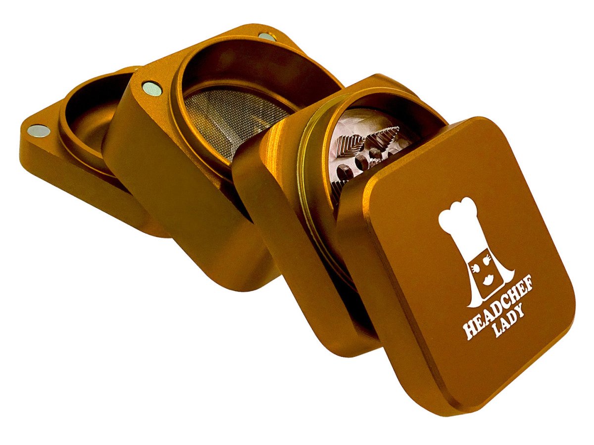 HEADCHEF LADY CUBE 55MM 4 PT GRINDER - SeedySide