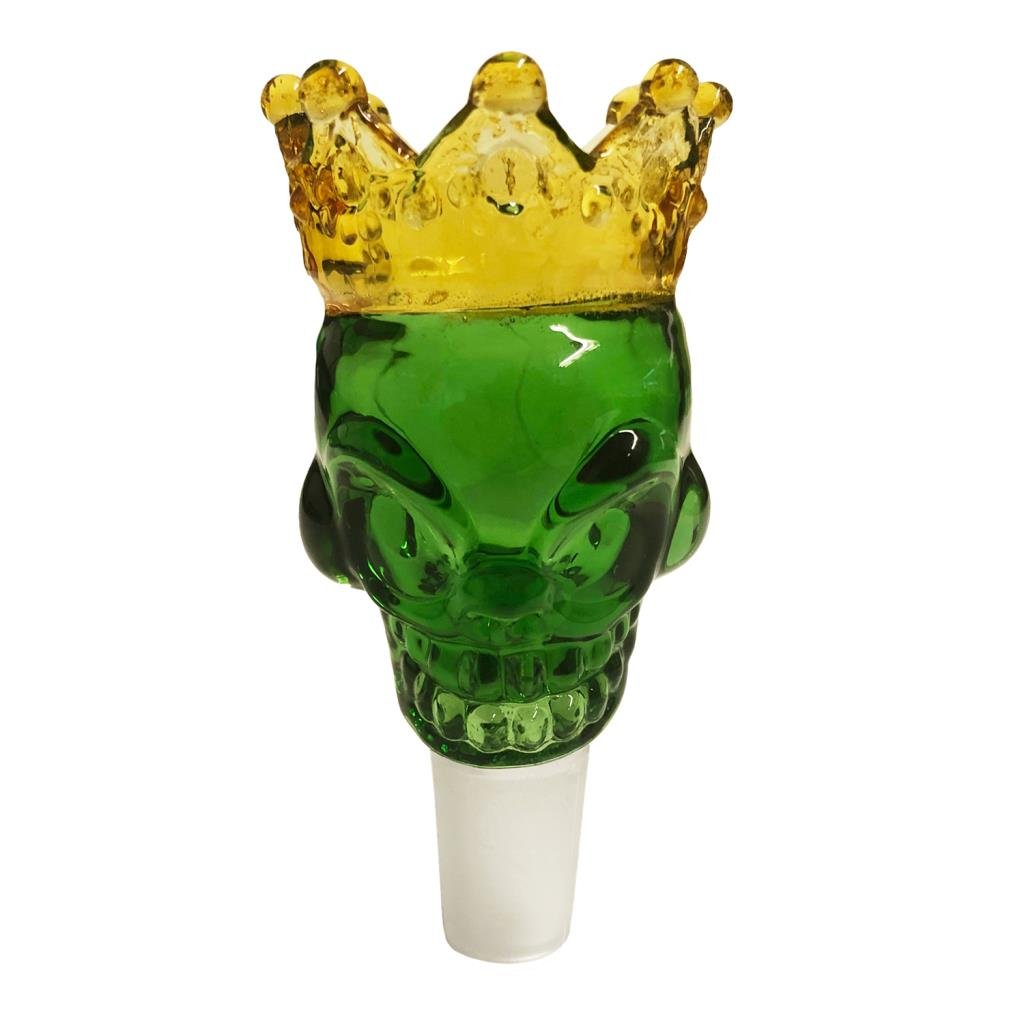 JAXX USA "CROWN OF CREATION" GREEN GLASS CONE 18.8MM - SeedySide