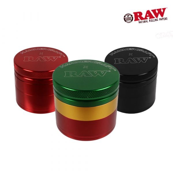 RAW X HAMMERCRAFT LARGE 61MM 4PT GRINDER - SeedySide