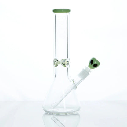 RIP N DIP WE OUT HERE GLASS BEAKER GREEN - SeedySide